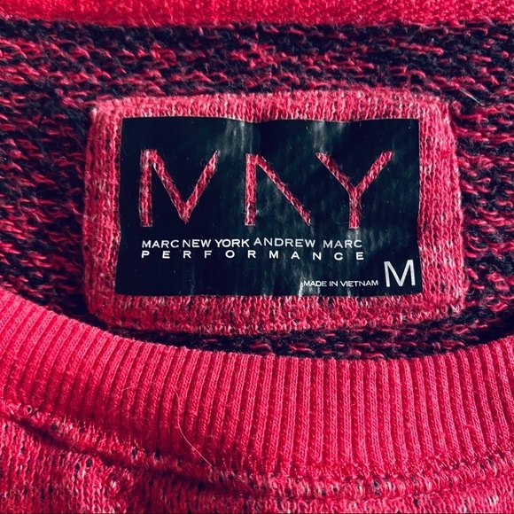Andrew Marc pink zipper Sweatshirt~M - Picture 5 of 8